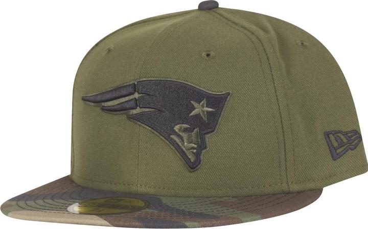 New Era 59Fifty Cap - New England Patriots wood camo - 7 1/8 (7 1/8)