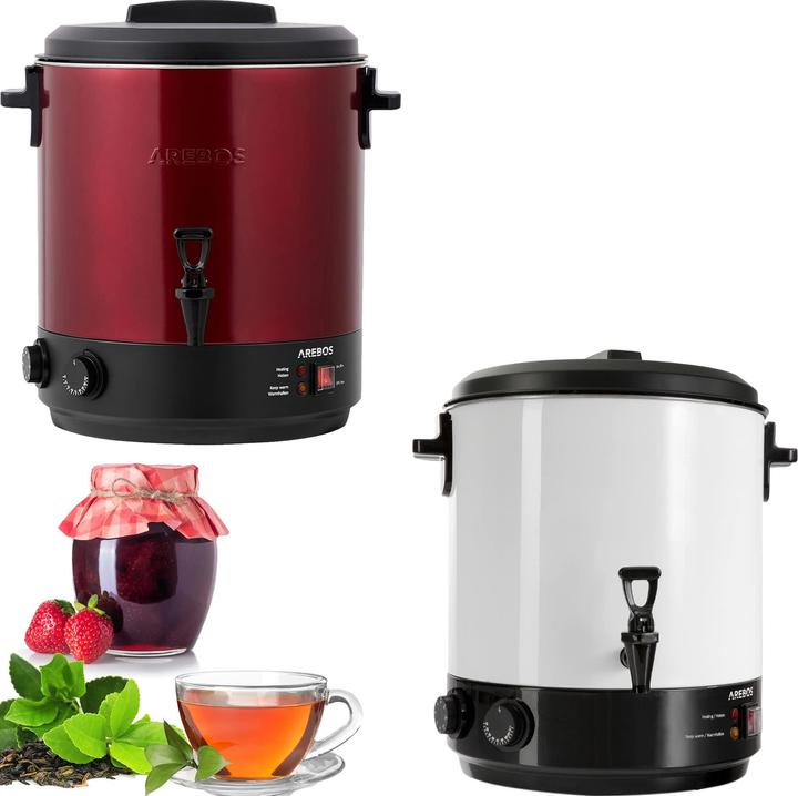 Actual product image Arebos Automatic Preserving Cooker 1800 W 28L in Red (28 l)