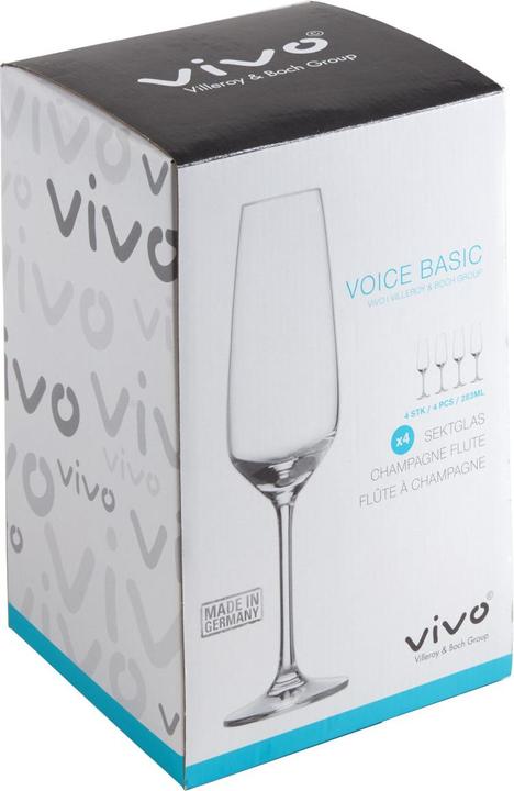 Image du produit Vivo by Villeroy & Boch Voix de base (28.30 cl, 4 Verres, Flûtes à champagne)