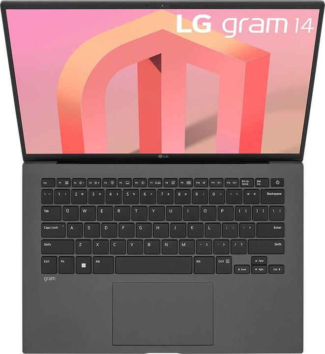 Produktbild LG gram (2022) 14Z90Q-G.AA79G 35,60cm (14")FHD IPS i7-1260P 16GB RAM 1TB SSD W11H (14", Intel Core i7-1260P, 16 GB, 1000 GB)