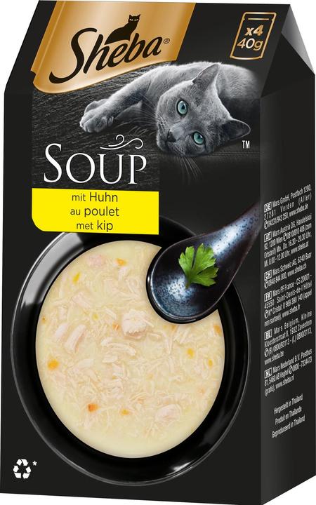 Produktbild Sheba SOUP Multipack Portionsbeutel Huhn (Adult, 40 Stk., 2100 g)