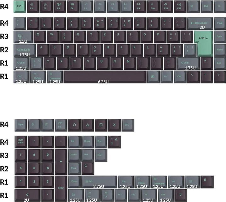 Actual product image Keychron ISO-CH (136 Keys)