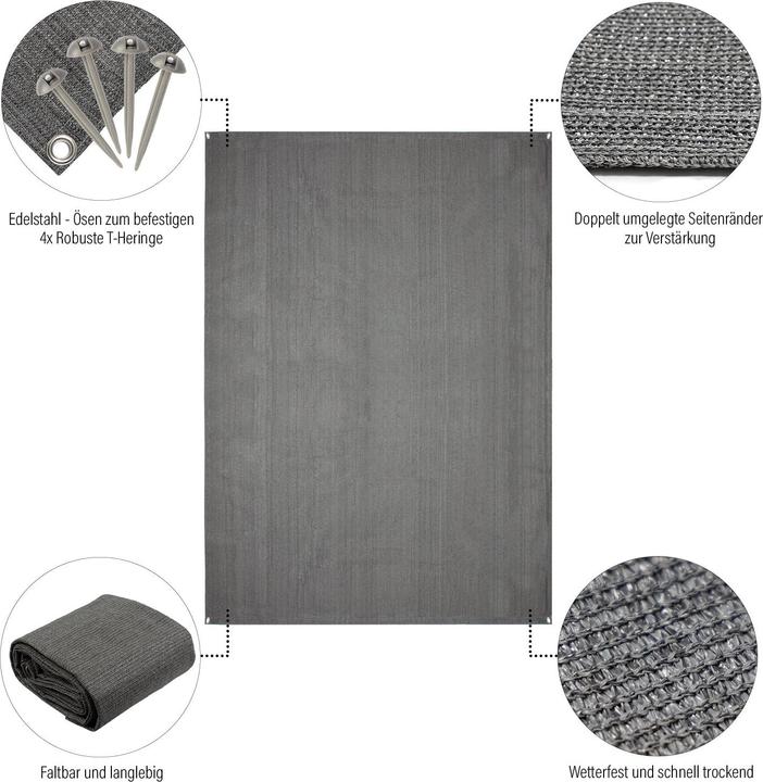 Actual product image Casa Pura Awning carpet 240 g/m² (300 x 600 cm)