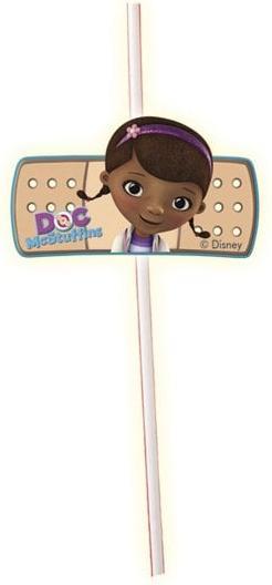 Actual product image Disney Interactive Studios Plaster Disposable Straws (Pack of 6) (6 x)