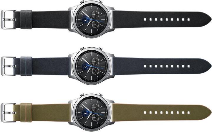 Produktbild Samsung Lederband Classic Gear S3 (22 mm, Echtleder)