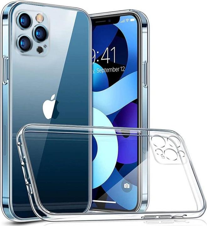 Produktbild Screenguard iPhone 12 Pro Max Gummi Hülle Camera Protector Case (Apple iPhone 12 Pro Max)