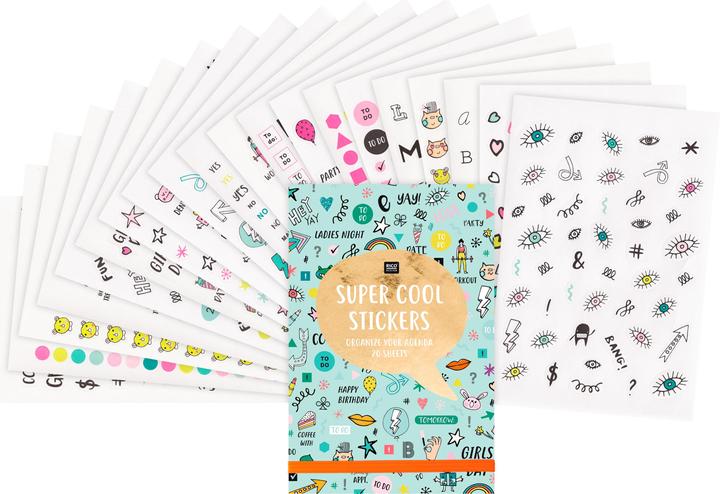 Produktbild Rico Design Stickerbuch Super Cool