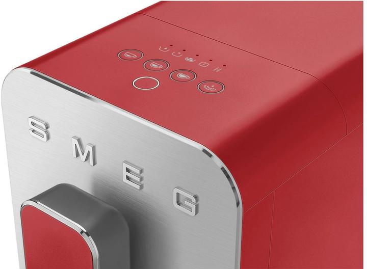 Actual product image Smeg Fully Automatic Coffee Machine 50's Style red