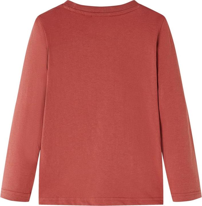 Immagine prodotto VidaXL Camicia a maniche lunghe per bambini Henna 128,Materiale: 100 (128)