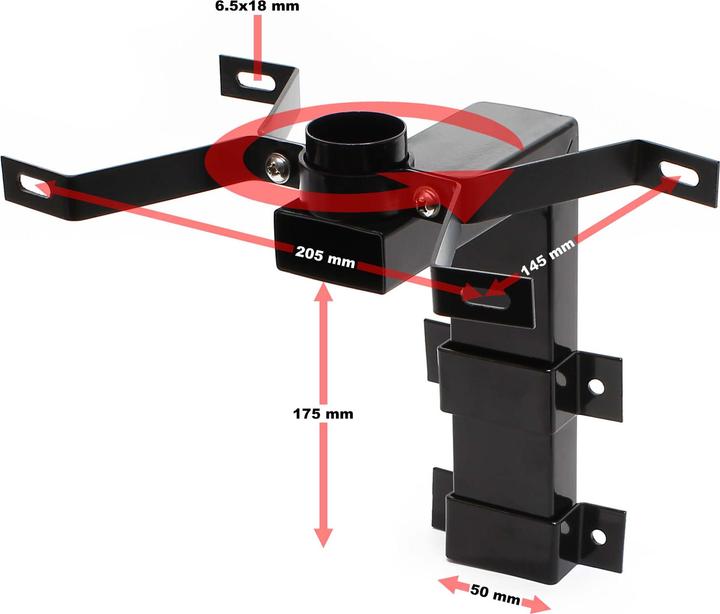 Actual product image Wiltec Wall Mount US Mailbox American Design Letterbox Postbox Letter Mail Post Box
