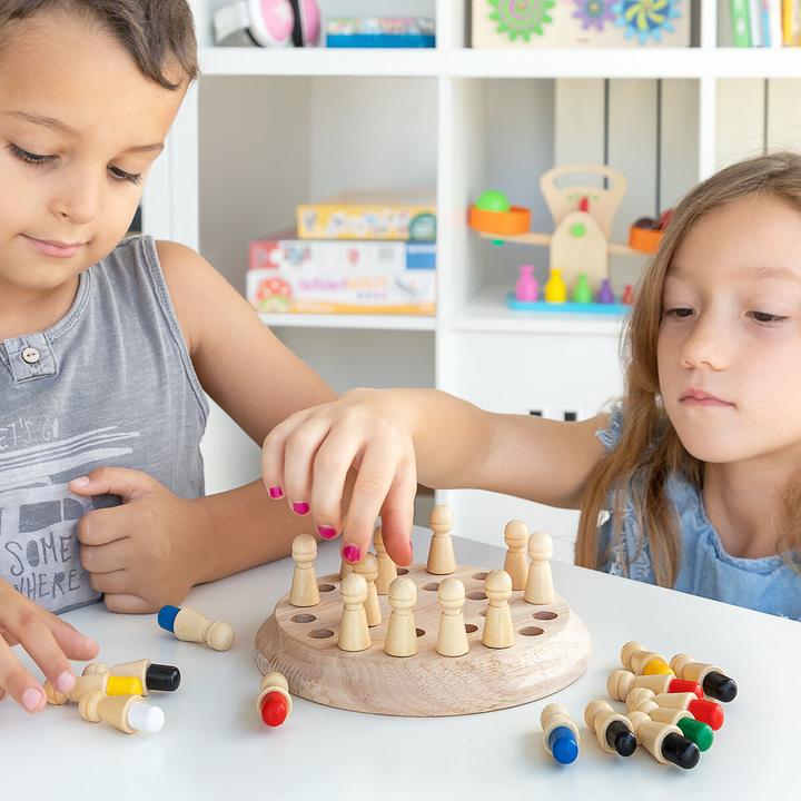 Immagine prodotto InnovaGoods Scacchi memory in legno