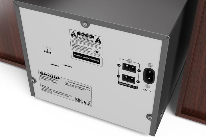 Productafbeelding Sharp XL-B512(BR) Home Stereo Systeem Home Audio Microsysteem (Bluetooth, CD Speler, 2x 22 W)