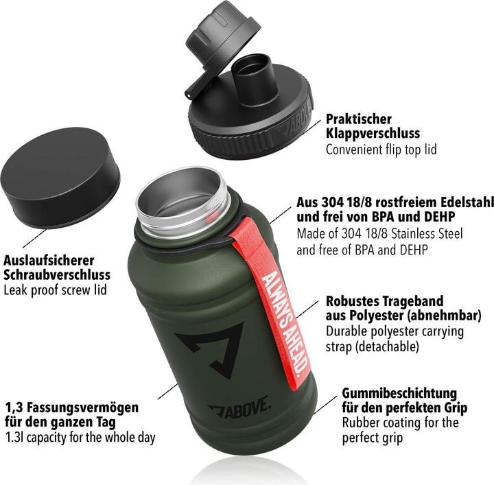 Produktbild Above Edelstahl Trinkflasche (1.30 l)