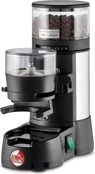 Productafbeelding La Mer Pavoni Smeg LPGJDL01EU koffiemolen 95 W Zwart, Zilver (EU-stekker)
