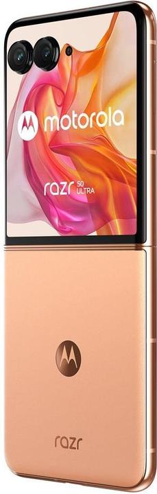 Productafbeelding Motorola RAZR 50 Ultra 12/512 GB Perzik Fuzz (512 GB, Perzikpluis, 6.90", SIM + eSIM, 50 Mpx, 5G)
