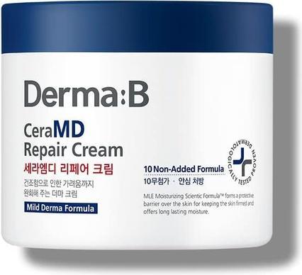 Derma:B Derma B CeraMD Repair Body Cream Unscented Moisturizer for Dry and Rough Skin 14.54 Fl. Oz. 430ml (Körpercreme, 430 ml)