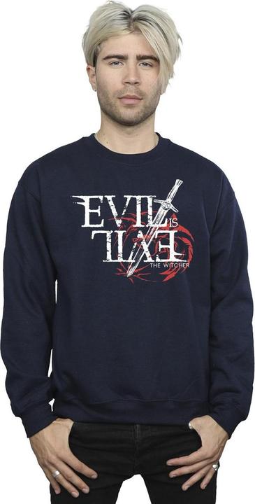 Produktbild Netflix The Witcher Evil Is Evil Sweatshirt (M)