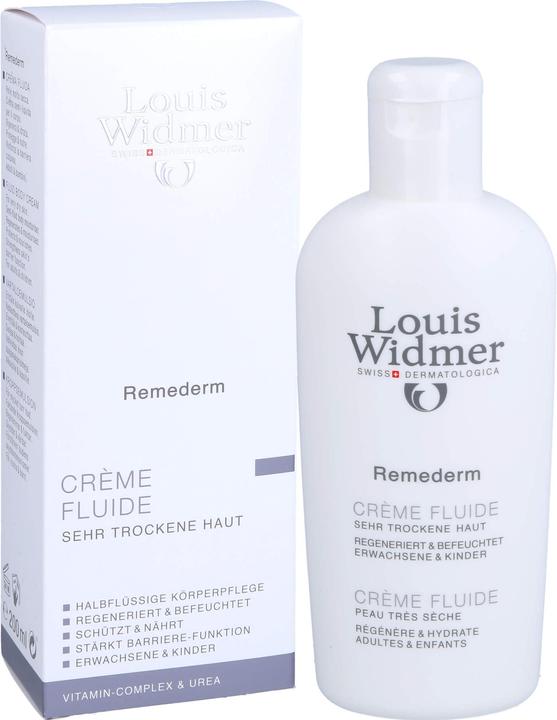 Actual product image Louis Widmer Remederm Cream Fluid perfumed (Body cream, 200 ml)