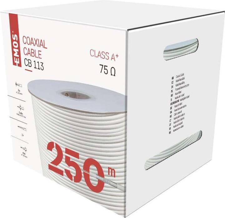 Actual product image Emos Coaxial cable CB113, 250m (Antenna cable)