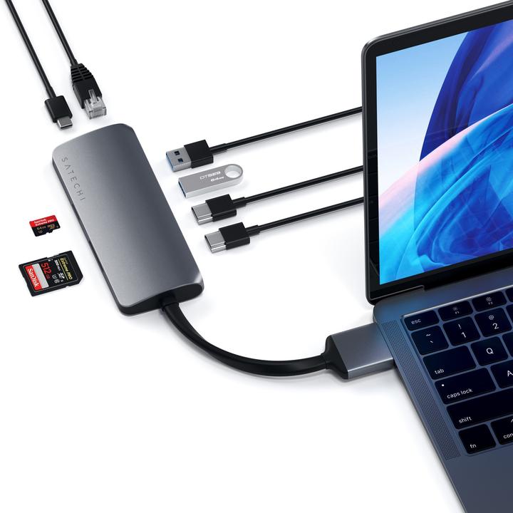 Actual product image Satechi St-Tcdmmam (USB-C, 6 Ports)