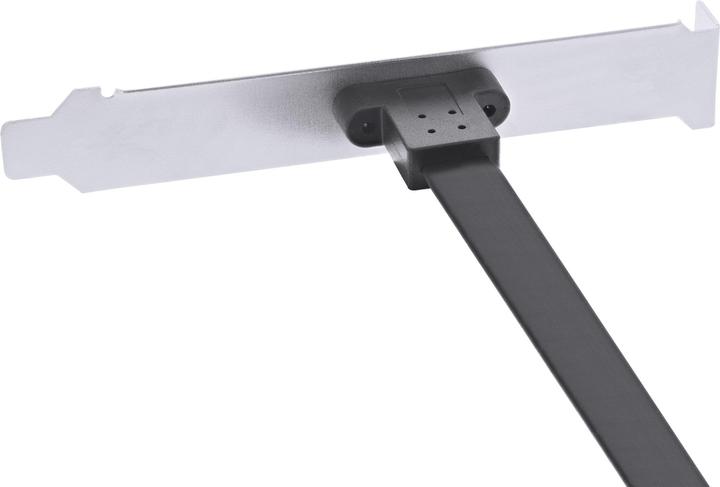 Produktbild InLine Slotblende USB Typ-C zu USB 3.1 Frontpanel Key-A intern (0.30 m, USB 3.1)