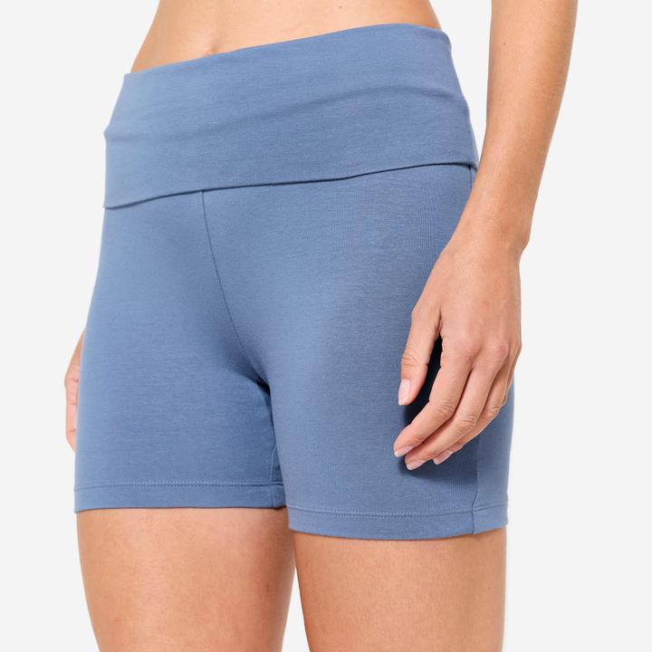 Produktbild Kimjaly Shorts sanftes Yoga Damen - kometenblau (L)
