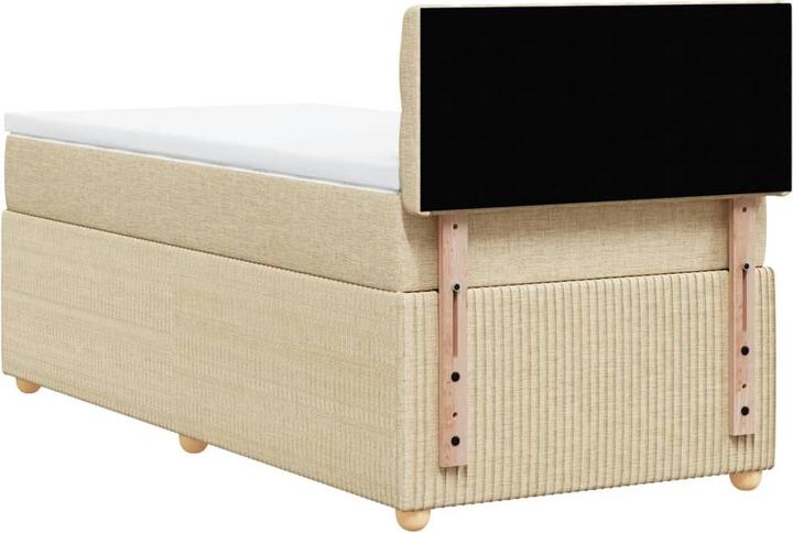 Image du produit VidaXL Bo x lit de saut avec matelas 160 x 200 cm Tissu (160 x 200 cm, 160 x 200 cm)