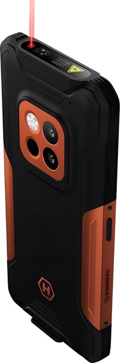 Produktbild Myphone Construction 2 Thermal 5G (256 GB, Schwarz / Orange, 6.58", 108 Mpx, 5G)
