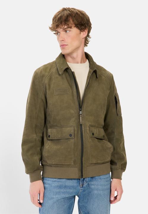 Produktbild Camel Active Leder Blouson mit Hemdkragen (50)