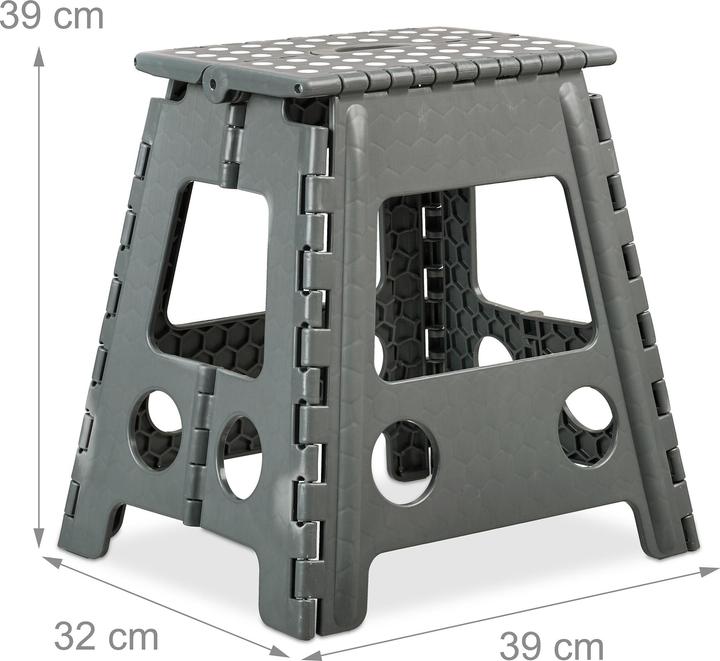 Image du produit Relaxdays Tabouret pliable XL, transportable