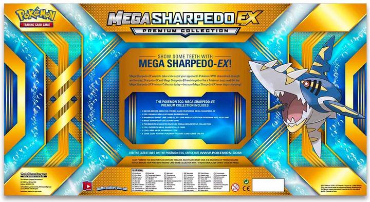 Actual product image Pokémon Mega Sharpedo EX Premium Collection Box - EN (English, Box Set & Collection)