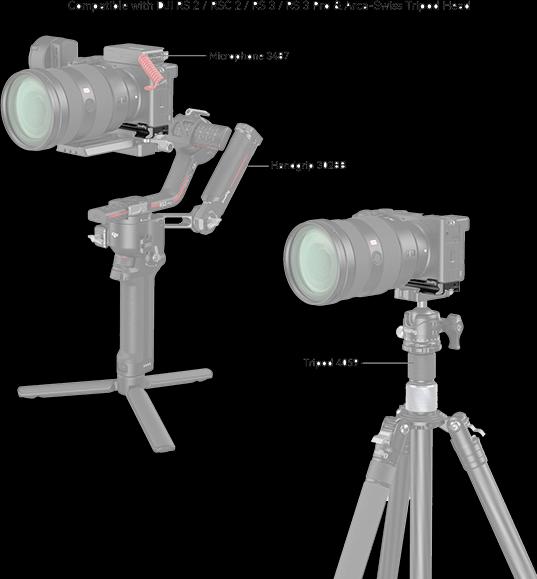 Immagine prodotto SmallRig Piastra di base Sony Alpha 6700 (Piastra di aggancio rapido)