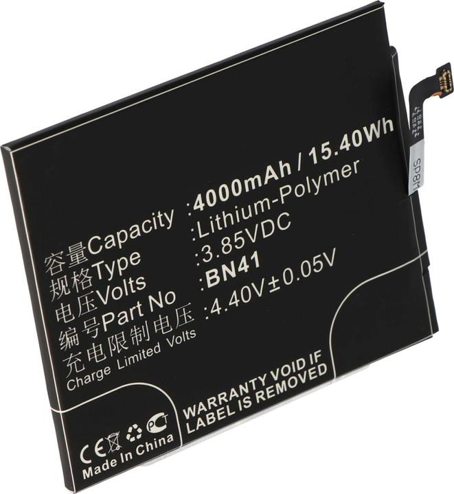 Actual product image AccuCell Xiaomi Note 4 Battery BN41, BN41L