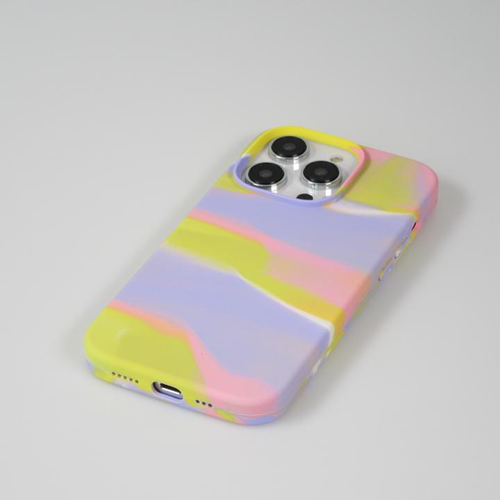 Image du produit PhoneLook Coque Gel Soft touch lisse Stripes jaune/violet (Apple iPhone 13 Pro Max)