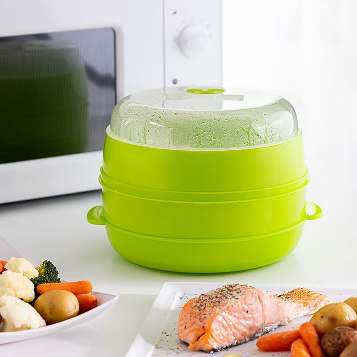 Produktbild InnovaGoods Mikrowellen-Dampfgarer
