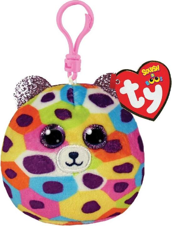 Ty Giselle Leopard Squishy Clip 9cm