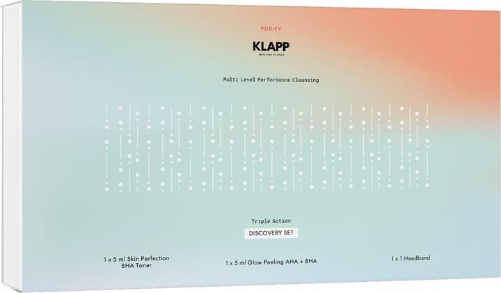Actual product image Klapp Multi Level Performance Cleansing Triple Action Cleansing Discovery Set BHA (Cleaning cloths)