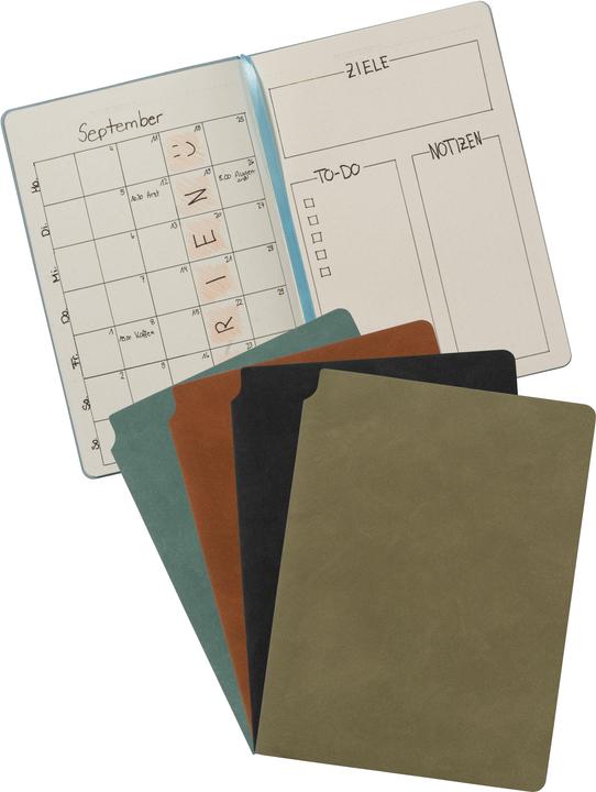 Image du produit Kolma Carnet de notes Smooth A5 turquoise à pois (A5, Quadrillé, Couverture souple)