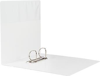 Produktbild Soennecken Präsentationsringbuch 4142 DIN A4 50mm 2Ringe weiss (A4, 50 mm, 1 Stück)