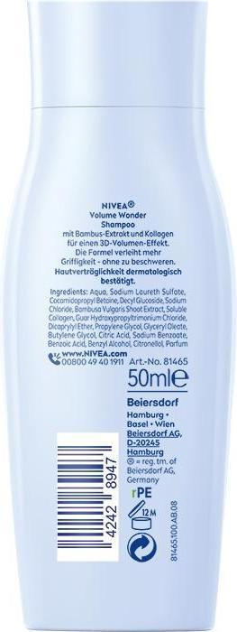 Produktbild NIVEA Volume & Strength pH-Balance Mini (50 ml, Flüssiges Shampoo)