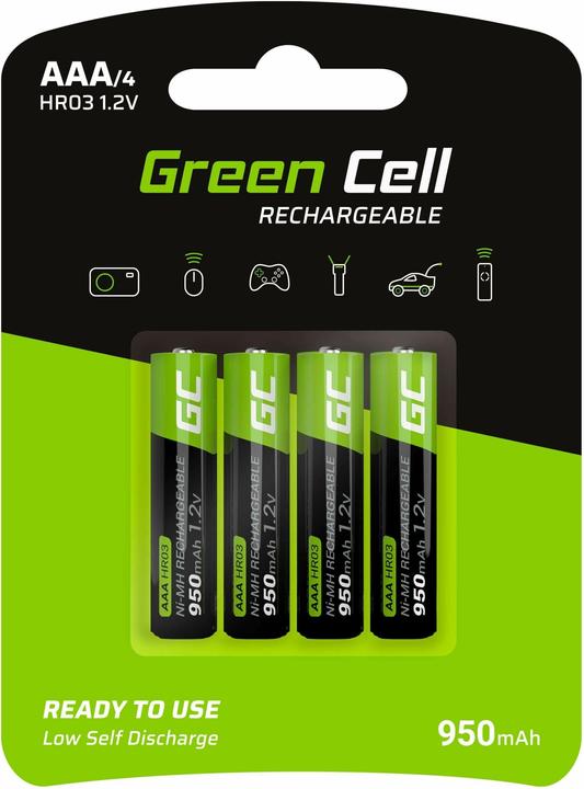 Image du produit GreenCell GR03 (4 pcs, AAA, 950 mAh)