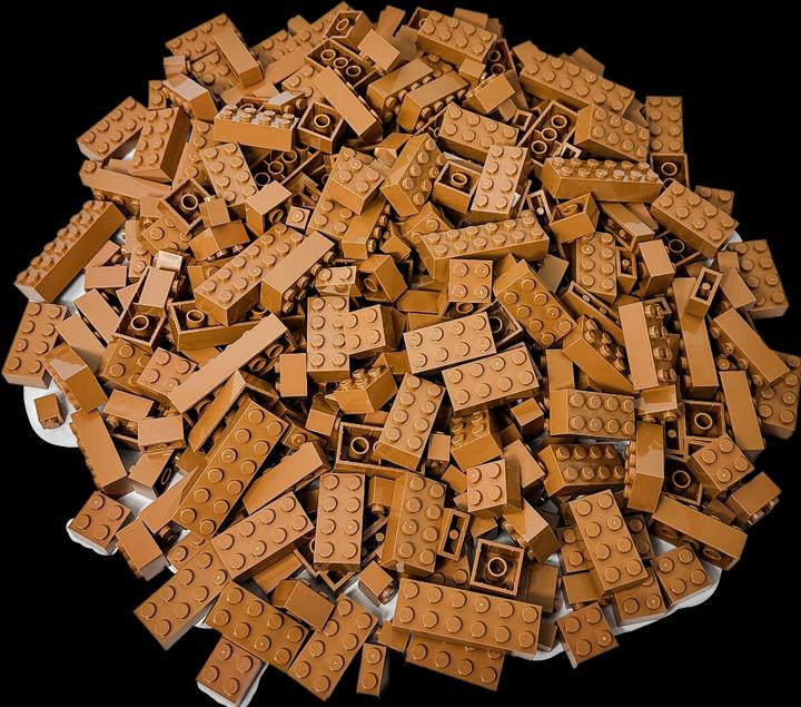 Actual product image LEGO Building Blocks Nougat Basic Mix - NEW! Quantity 500x (LEGO Classic)