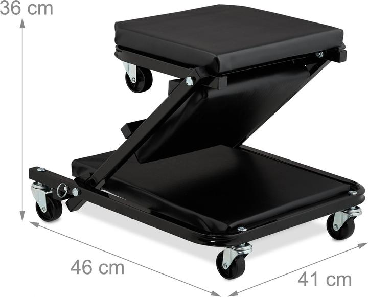 Produktbild Relaxdays Werkstatt-Rollbrett (150 kg)