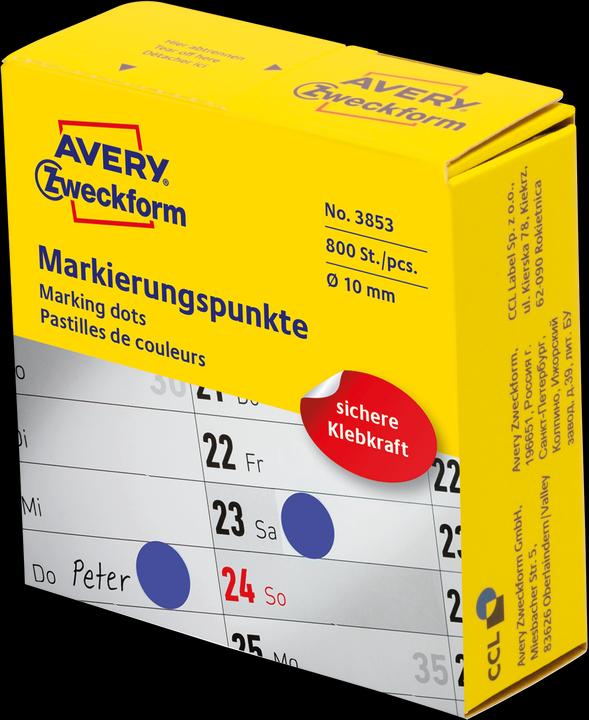 Image du produit Avery Points de repère dans le distributeur