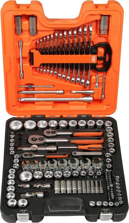 Produktbild Bahco Steckschlüssel-Satz (4 mm, 4.5 mm, 5 mm, 5.5 mm, 6 mm, 7 mm, 8 mm, 9 mm, 10 mm, 11 mm, 12 mm, 13 mm, 14 mm, 15 mm, 16 mm, 17 mm, 18 mm, 19 mm, 21 mm, 22 mm, 23 mm, 24 mm, 27 mm, 32 mm, 34 mm, 3/8", 7/16", 1/2", 9/16", 11/16", 3/4", 13/16", 7/8", 1 3/16")