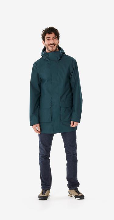 Actual product image Quechua Wanderjacke Herren lang - NH500 grün (4XL)