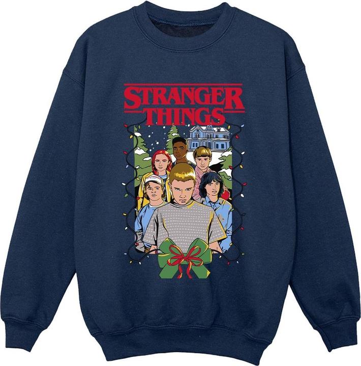 Netflix Stranger Things Christmas Poster Sweatshirt Jungen