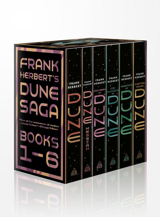 Actual product image Frank Herbert/'s Dune Saga 6-Book Boxed Set (English, Frank Herbert, 2020)