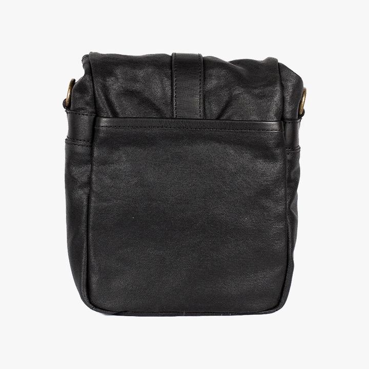 Bronkey Berlin Canvas-Kameratasche, Schwarz (Kamera Schultertasche)