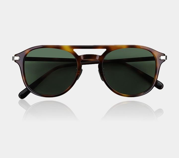 Immagine prodotto James Dixon Havana/Grün – Redfort – Aviator – Acetat – Sonnenbrille
